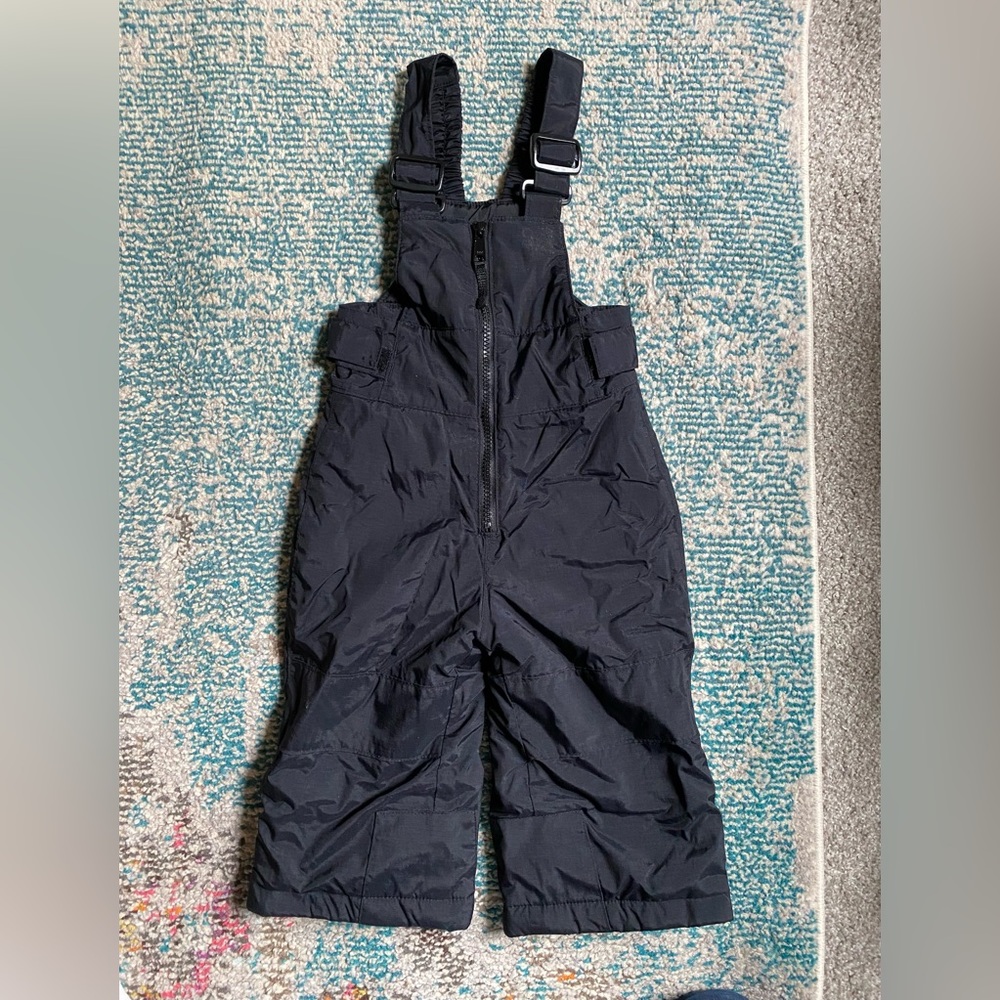 Columbia 2T Black Snow Bibs